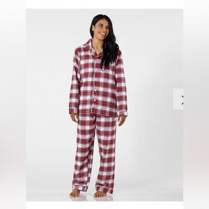 Mark & Graham Tartan Red Plaid Pajama Set XS
